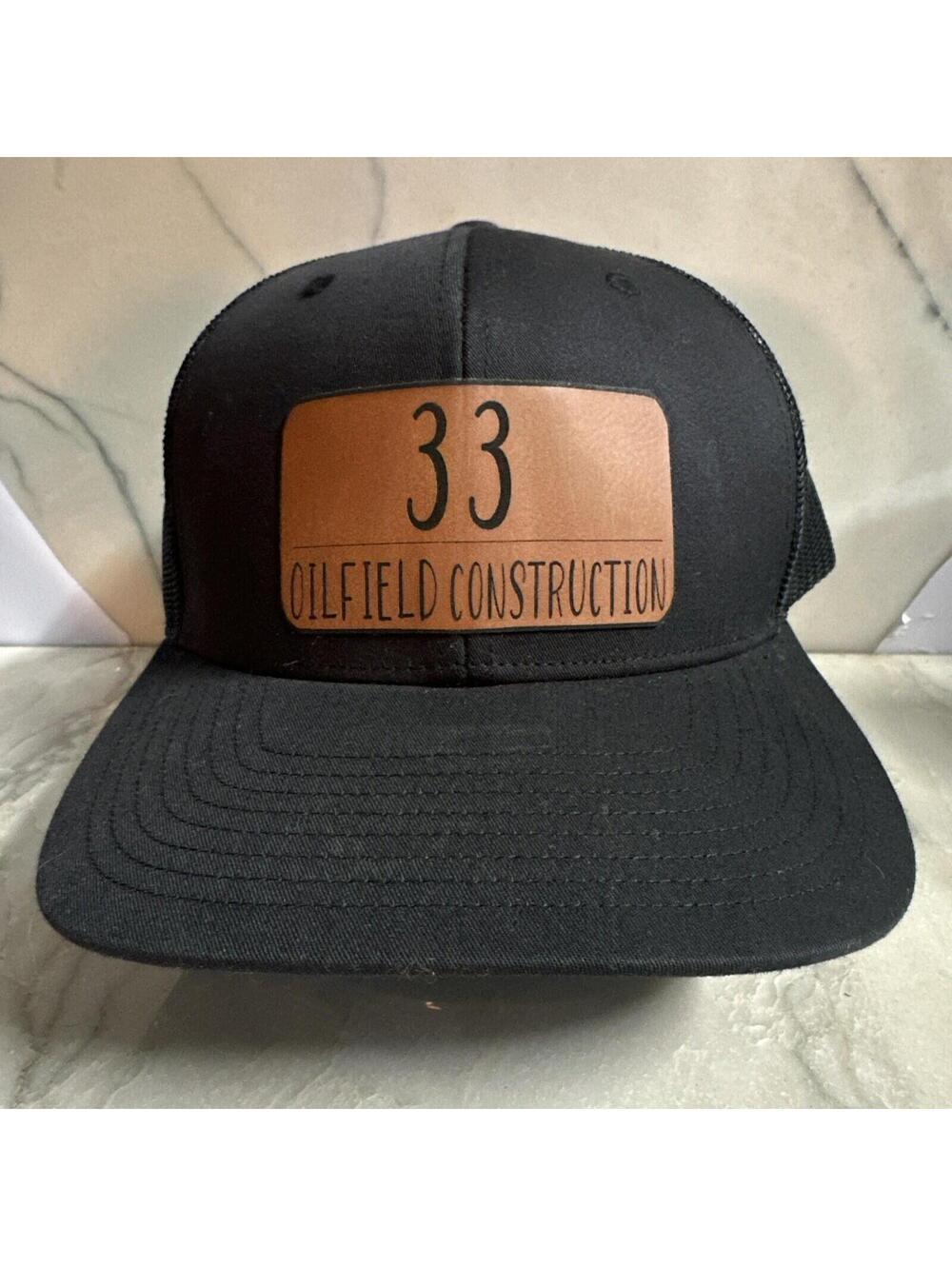 33 Oilfield Construction Richardson Trucker Hat Oil Gas Cap